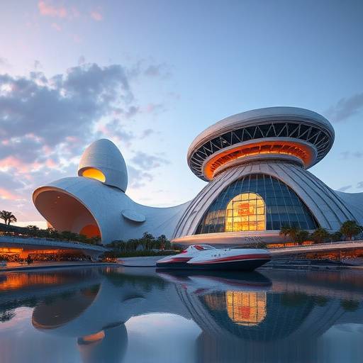 Ciudad de las Artes y las Ciencias, Valencia, arquitectura futurista y sede de rodajes de ciencia ficci&oacute;n