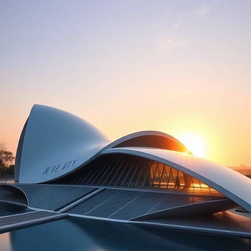 La Ciudad de las Artes y las Ciencias de Valencia al amanecer