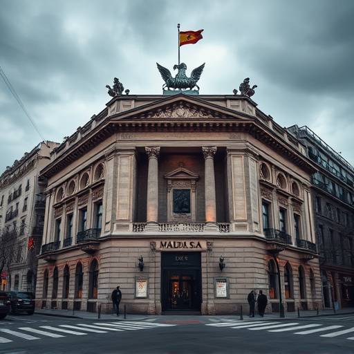 Ruta de La Casa de Papel en Madrid: Banco de Espa&ntilde;a